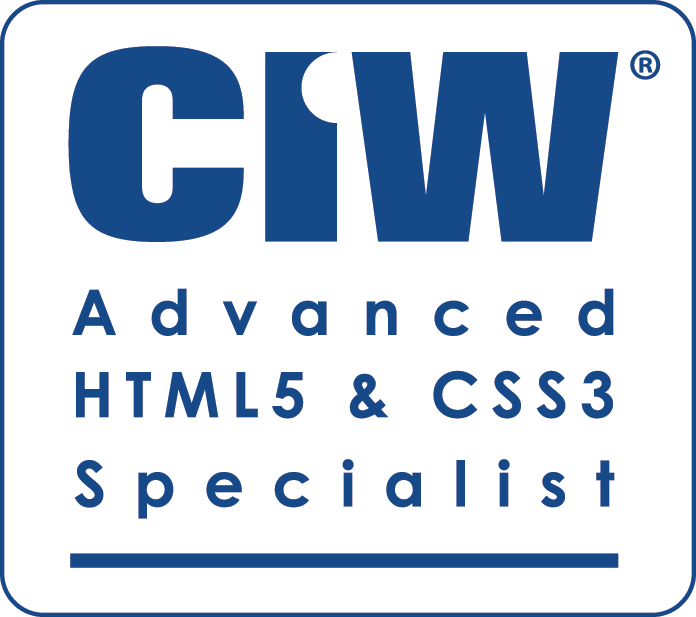 CIW Advanced HTML & CSS Specialist